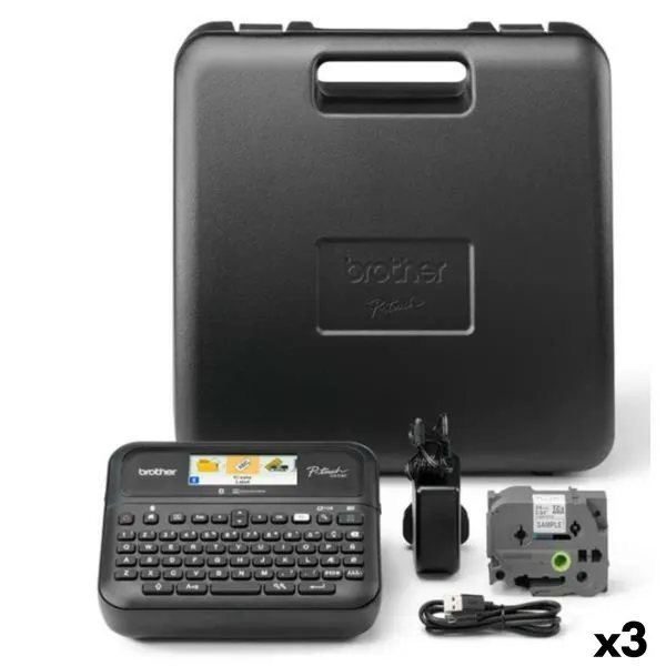 Elektrinis ženklinimo aparatas Brother PT-D610BVP Juoda (3 vnt.)