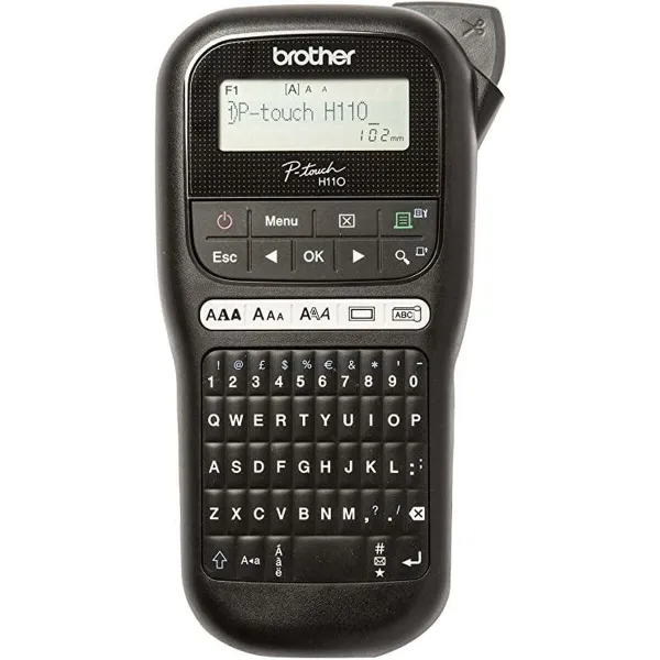 Elektrinis ženklinimo aparatas Brother PT-H110 Juoda (3 vnt.)