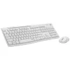 Klaviatuur ja Hiir Logitech Valge Hispaaniakeelne Qwerty (6 Ühikut)