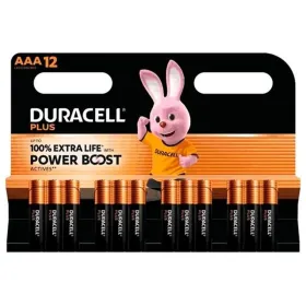 Patareid DURACELL PLUS POWER BOOST 1,5 V AAA 12 Tükid, osad (12 Ühikut)