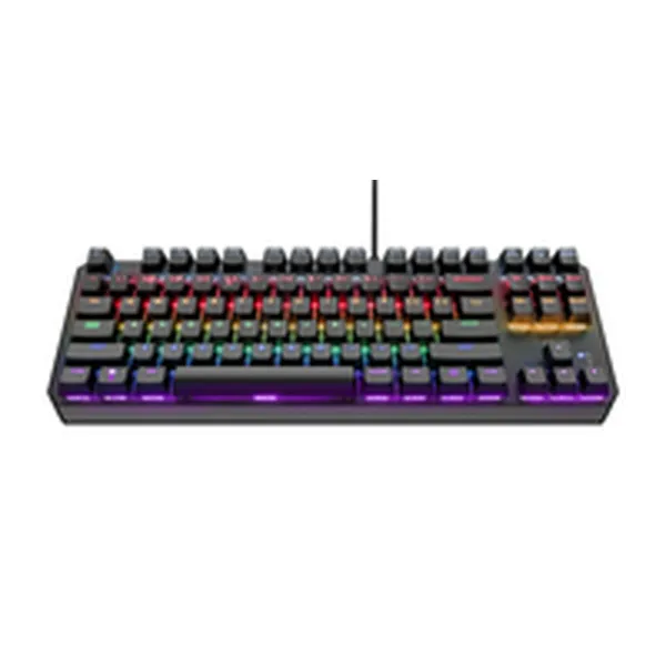 Gaming Keyboard Trust 24407 Black Spanish Qwerty
