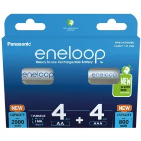 Laetavad Akud Panasonic BK-3MCDE+4MCDE/8CP