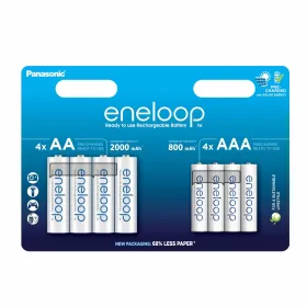 Laetavad Akud Panasonic BK-3MCDE+4MCDE/8CP
