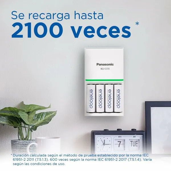 Laetavad Akud Panasonic BK-3MCDE/4CP+CASE