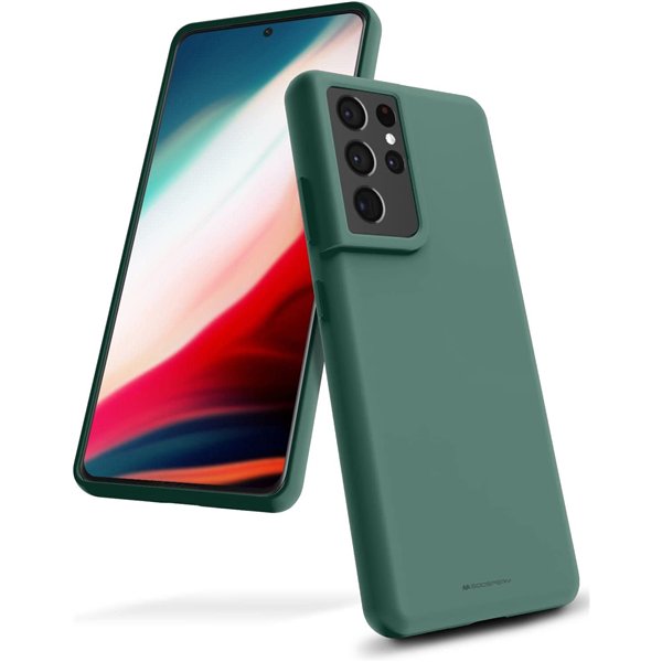 Case Mercury Silicone Case Apple iPhone 13 Pro Max dark green