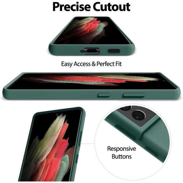 Case Mercury Silicone Case Apple iPhone 13 Pro Max dark green