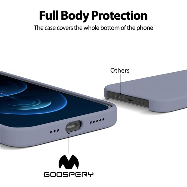 Case Mercury Silicone Case Apple iPhone 14 Plus lavander gray