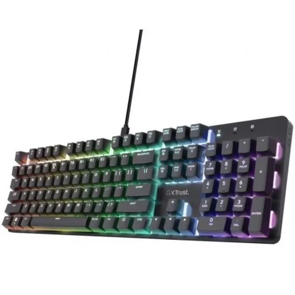 Spēļu Klaviatūra Trust 25682 Melns Spāņu Qwerty