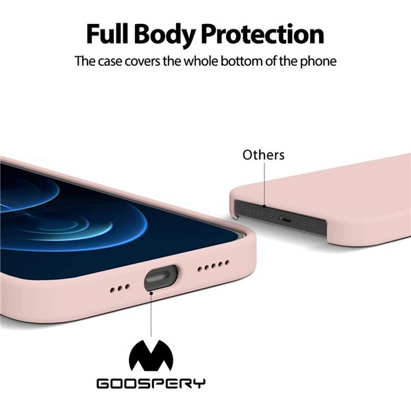 Case Mercury Silicone Case Apple iPhone 15 Plus pink sand