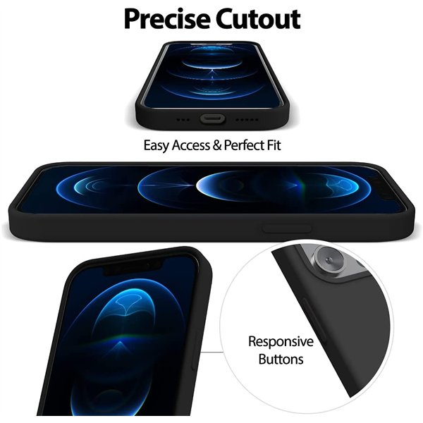 Dėklas Mercury Silicone Case Apple iPhone 15 Pro juodas
