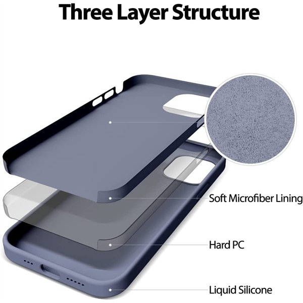Case Mercury Silicone Case Apple iPhone 15 Pro Max lavander gray