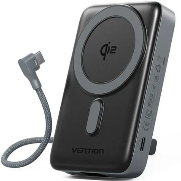 Powerbank Vention FKHH0 Pelēks 10000 mAh