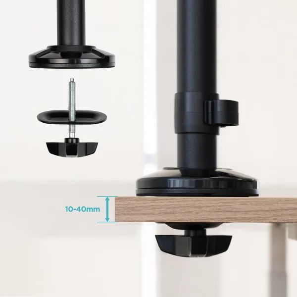 Screen Table Support TooQ TQPM0003 17" 32" 13" (2 Units)