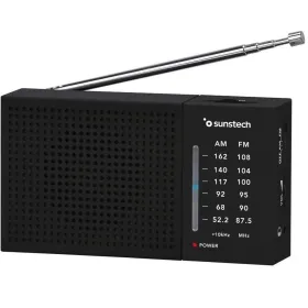 Nešiojamas radijo imtuvas Sunstech RPS412BK