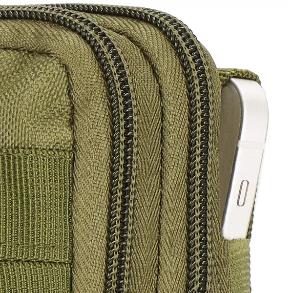 Поясная сумка в военном стиле Tactical Springos CS0099 темно-зеленая