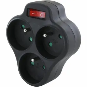 3-socket plugboard with power switch Chacon Dominó 3x16A