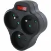 3-socket plugboard with power switch Chacon Dominó 3x16A