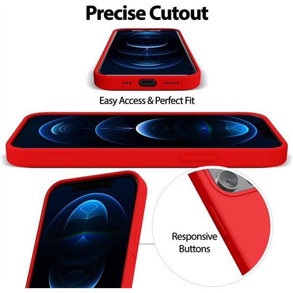 Case Mercury Silicone Case Samsung A336 A33 5G red