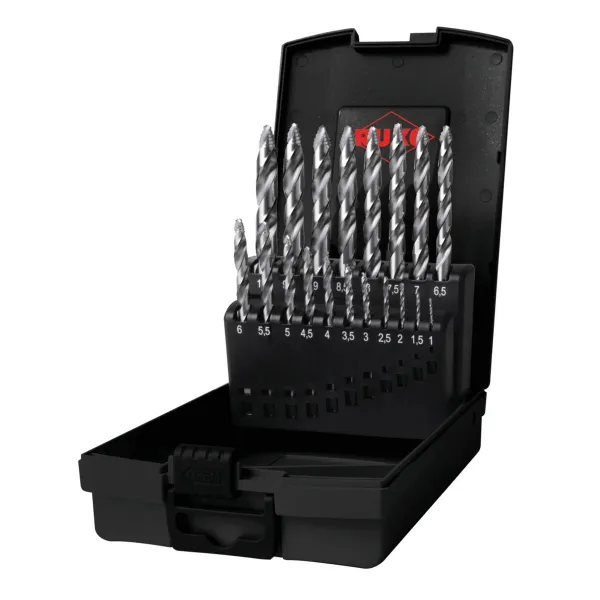 Ritinių rinkinys RUKO Ø 10 mm Ø 1 mm HSS 19 Dalys