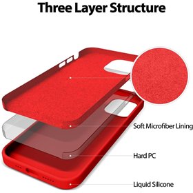 Case Mercury Silicone Case Samsung A725 A72 red