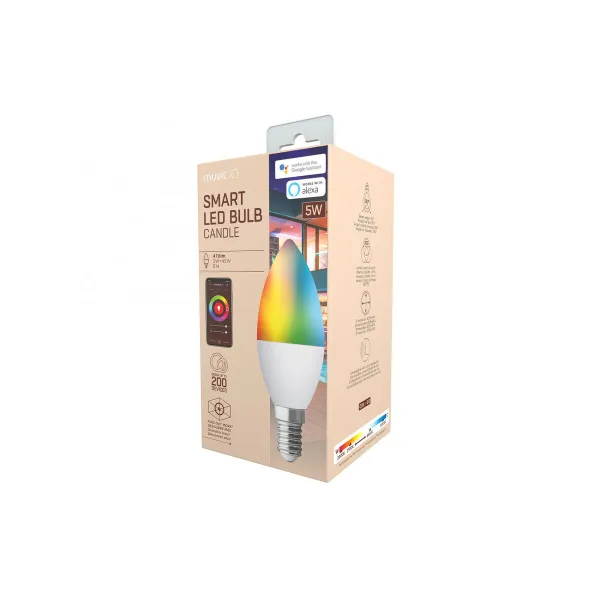 Smart Light bulb Muvit MIOBULB006 White Soft green RGB F 5 W E14 450 lm (2700 K) (6500 K)