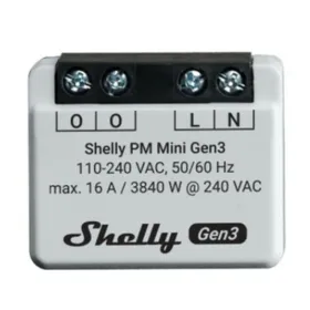 Умная розетка Shelly MINI 1PM GEN3 Bluetooth Wi-Fi Bluetooth 4.2