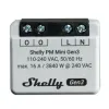 Smart Plug Shelly MINI 1PM GEN3 Bluetooth Wi-Fi Bluetooth 4.2