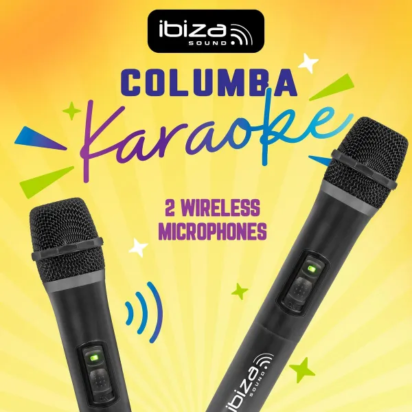 Kõlarid Ibiza COLUMBA KARAOKE Must