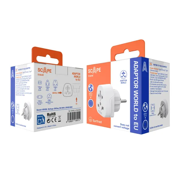 spraudņu zaglis Scape Travel 830DE Plastmasa