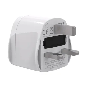 Kištuko adapteris Scape Travel 830UK Plastmasinis 13 A