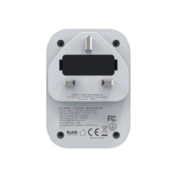 spraudņu zaglis Scape Travel 830C-UK Plastmasa 150 W