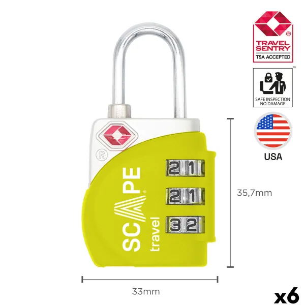 Kombinuota spynelė Scape Travel TSA-009