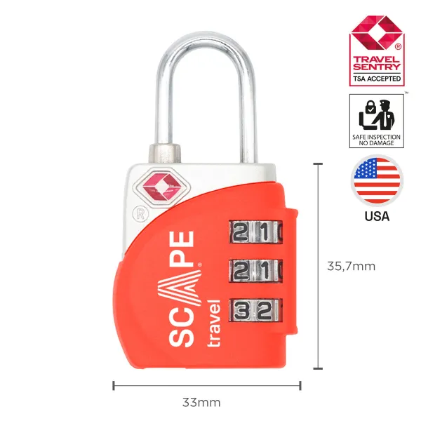 Kombinuota spynelė Scape Travel TSA-009