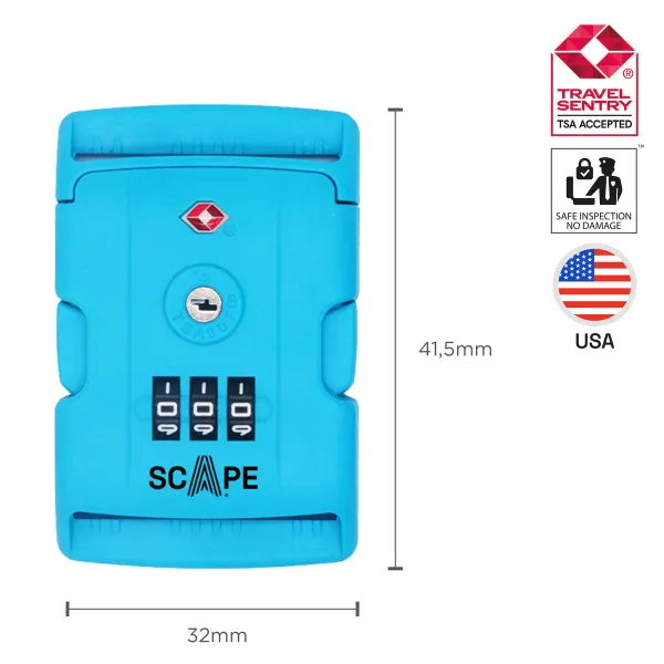 Kombinuota spynelė Scape Travel TSA-S01