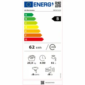 Pesumasin LG F0P3CYV2W 1100 rpm 20 kg