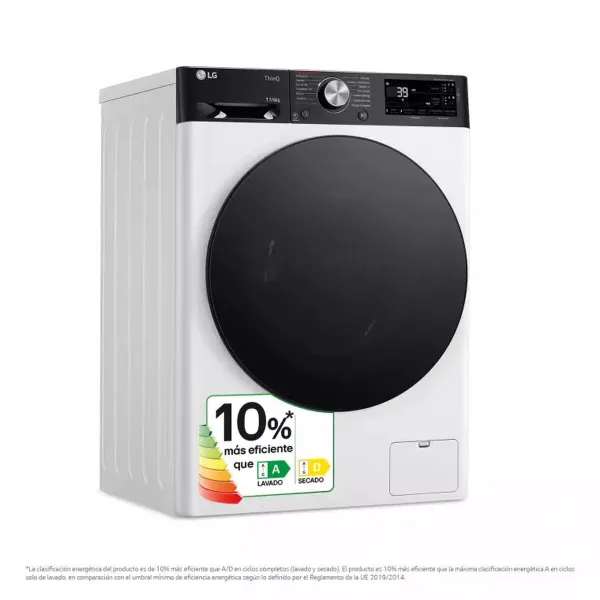 Protinga Skalbimo Mašina-Džiovyklė LG AI Direct Drive TurboWash 360º 1400 rpm 11 kg/6 kg