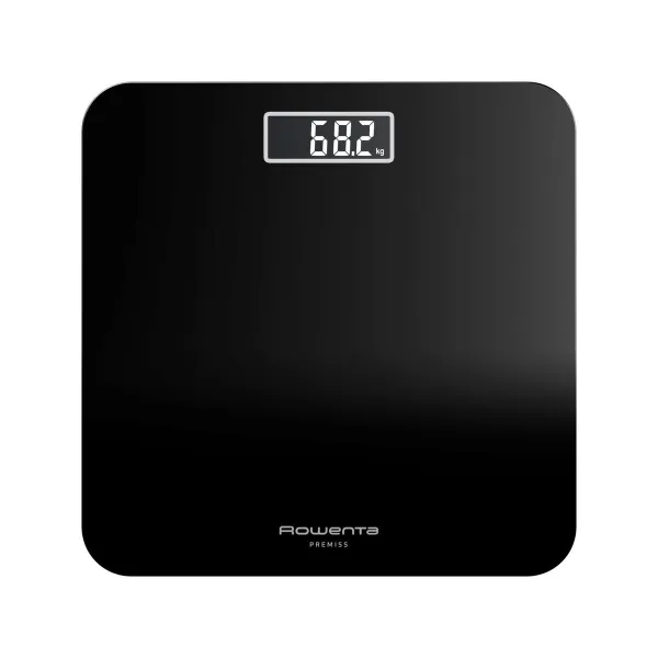 Digital Bathroom Scales Rowenta BS1800V0 Black Tempered Glass 160 kg