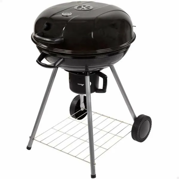 Söegrill Ratastega Aktive Textilene 57 x 86 cm Must