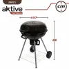 Söegrill Ratastega Aktive Textilene 57 x 86 cm Must