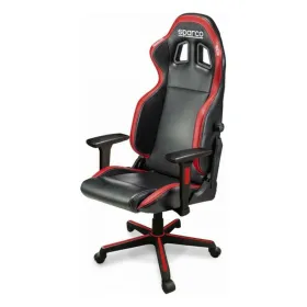 Spēļu Krēsls Sparco S00998NRRS Melns Sarkans/Melns