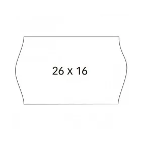 Adhesive labels White 26 x 16 cm (36 Units)