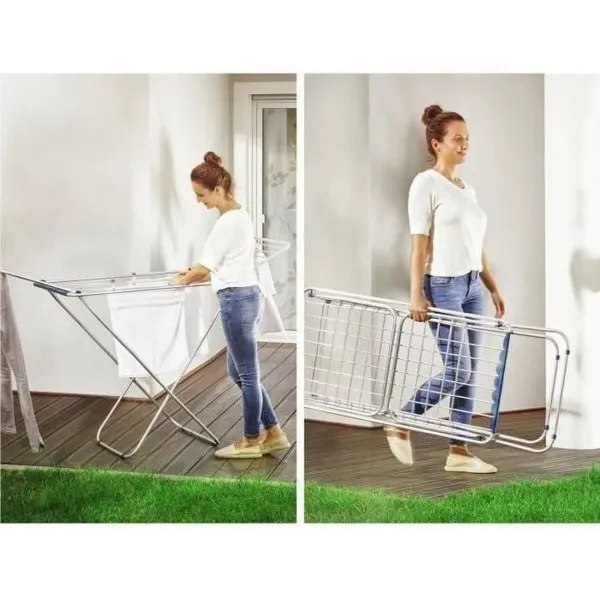 Clothes Line Leifheit Grey Aluminium 18 m