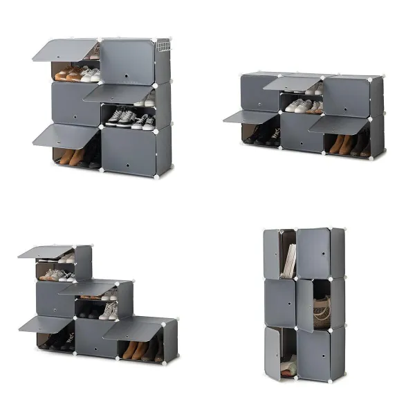 Shoe cupboard Grey (Refurbished C)