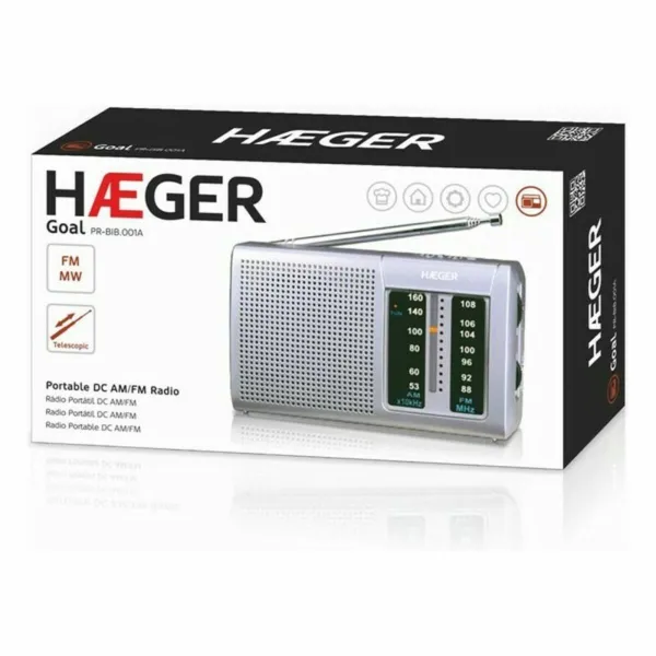 AM/FM-raadio Haeger PR-BIB.001A Hall