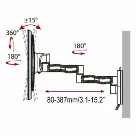 TV Mount Haeger 5608475 17" - 37