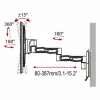 TV Mount Haeger 5608475 17" - 37