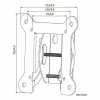 TV Mount Haeger WB-T27.020A 13" - 27