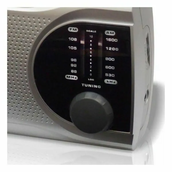 Radio AM/FM Haeger PR-BIB.004B Harmaa