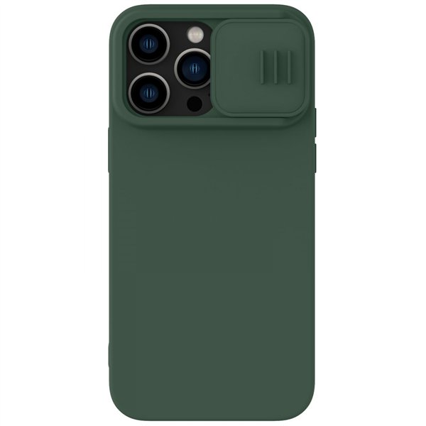 Case Nillkin CamShield Silky Magnetic Silicone Apple iPhone 14 Pro dark green