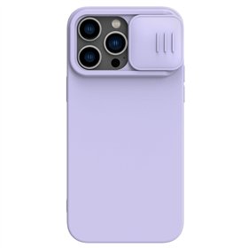 Case Nillkin CamShield Silky Silicone Apple iPhone 15 Pro Max light purple
